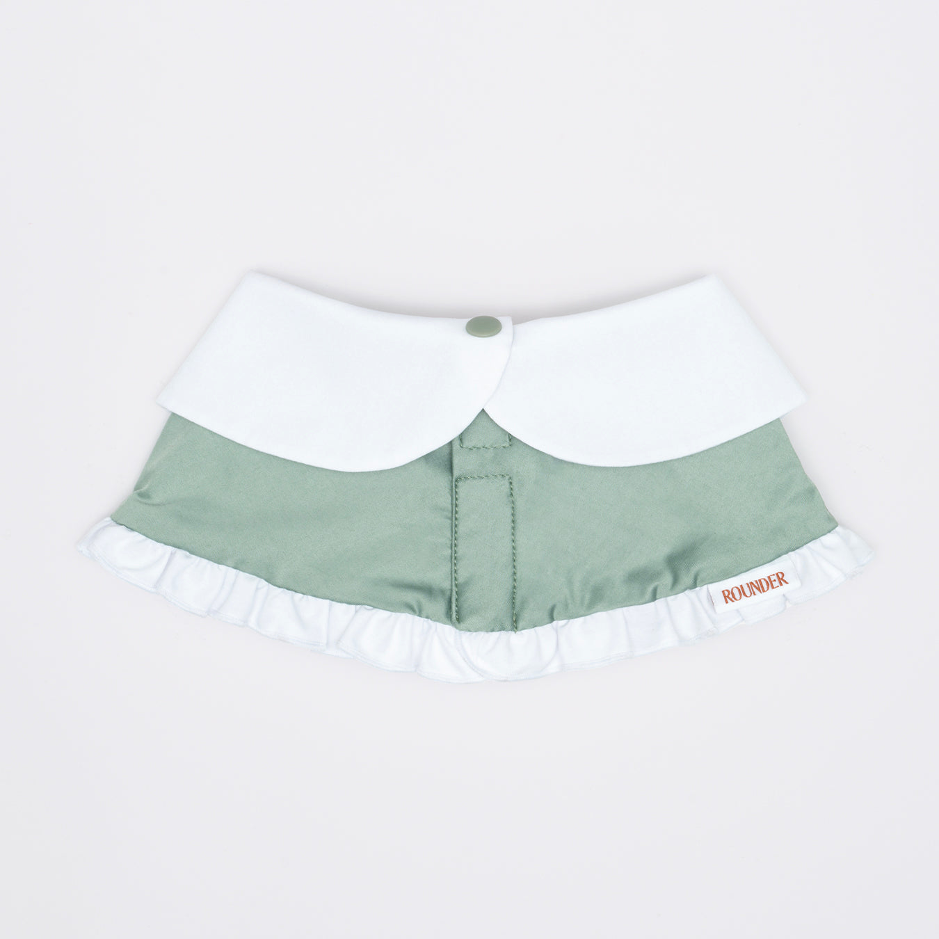 Moss green bandana made with a cool-to-touch silky fabric.