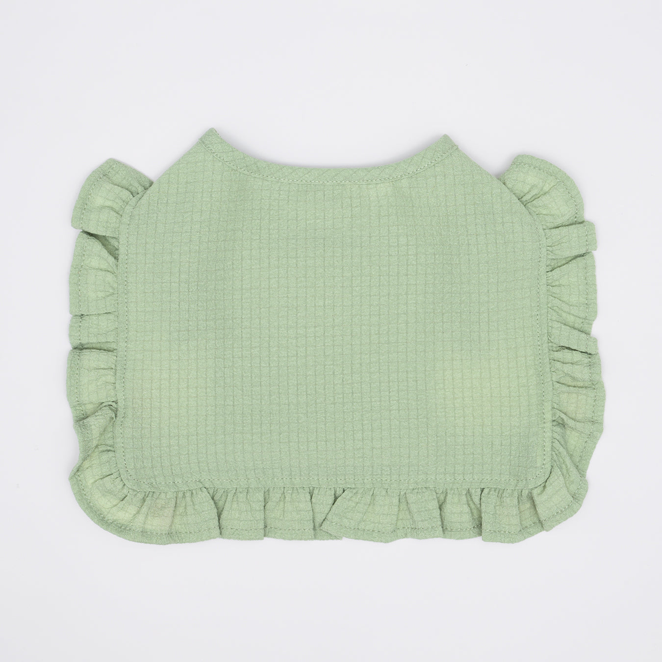 Melon green tank top vest made with lightweight, breathable fabric and ruffled detail around the edges. Adjustable Velcro waist opening for the optimal fit. Featuring a pocket for our Rounder Ice Pack to keep your pets cool from the summer heat.