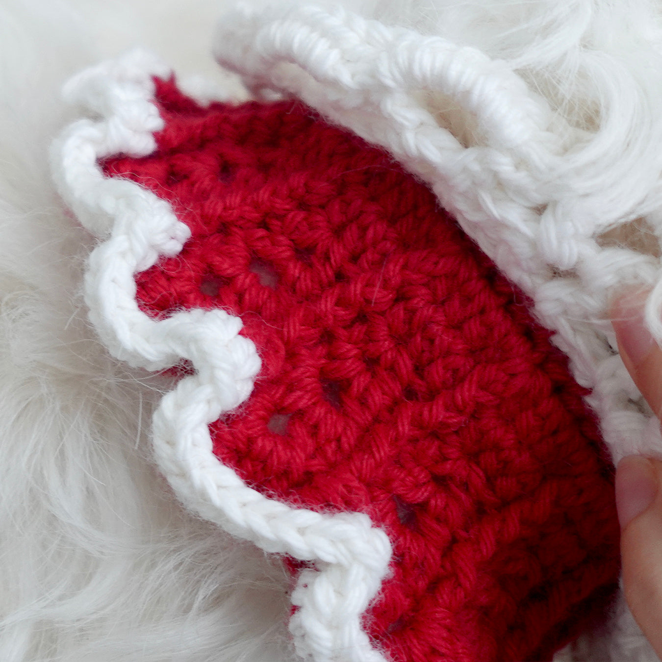 Crochet Collar, Strawberry Shortcake