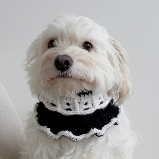 Crochet Collar, Cookies & Cream