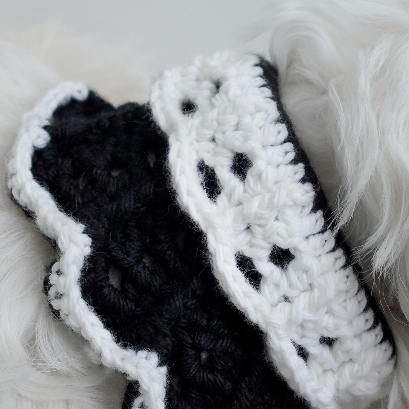 Crochet Collar, Cookies & Cream